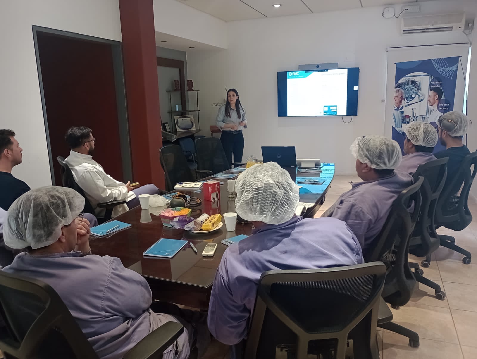 Capacitación en planta industrial